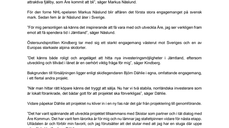 Dähliebyn i Åre får nya ägare