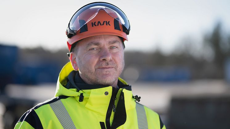 Michael Eng, filialchef Stena Recycling i Borås