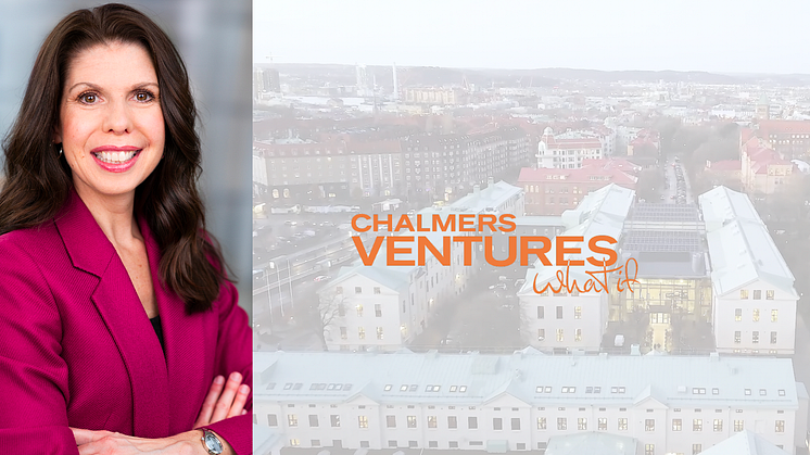 Sara Wallin, vd på Chalmers Ventures // Bild: Chalmers Ventures & Anna Sigvardsson