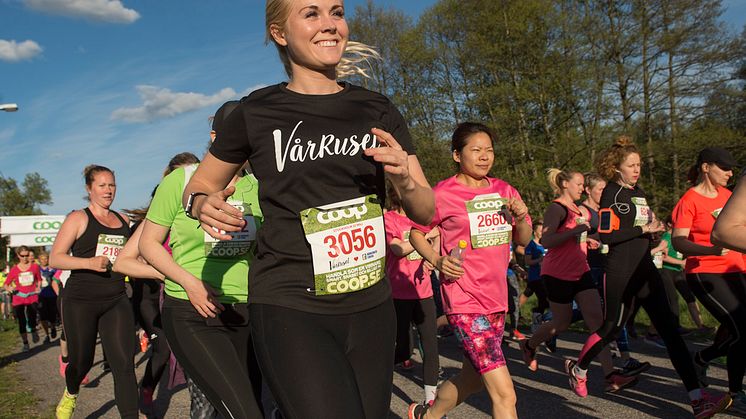 Över 16 000 tjejer springer på Norra Djurgården i dag och i morgon