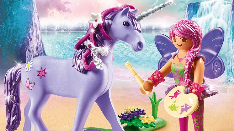 Einhorn mit Schmück-Fee (70657) von PLAYMOBIL
