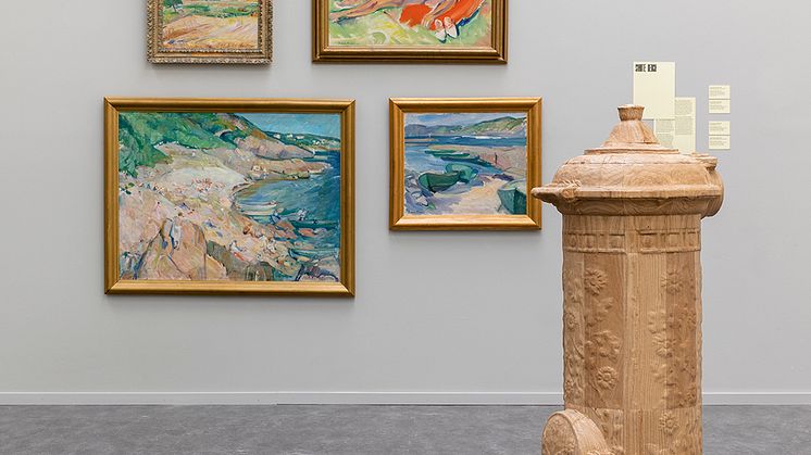 Installationsvy Gränstrakt, Ystads Konstmuseum  
