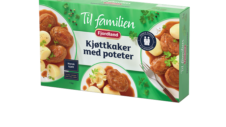 Fjordland Til Familien Kjottkaker Med Poteter