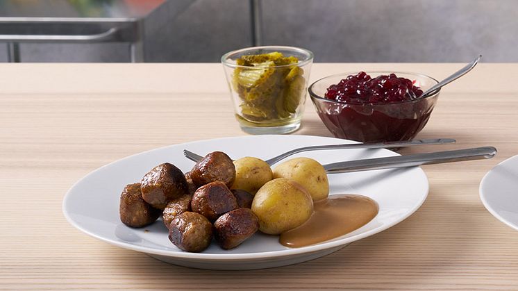 FELIX Nötköttbulle med ärta är en nyhet inom det som kallas för 50/50 och hybridtänket.