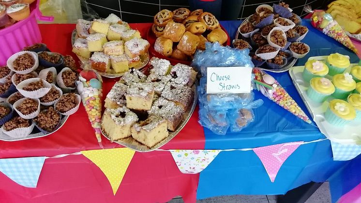 Stevenage station cake sale