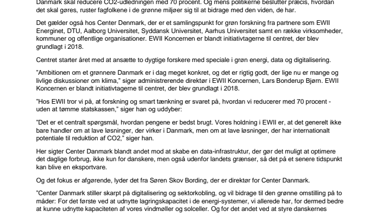 Grønt forskningscenter opruster: Klar til klimakamp