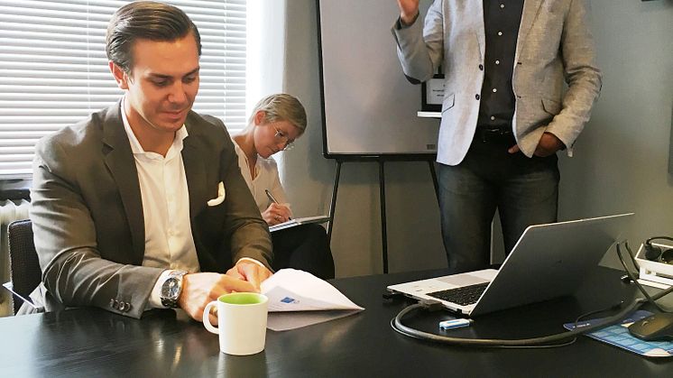 Full aktivitet på en av workshoparna.