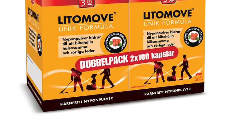 Litomoves nyponkapslar toppar försäljningslistorna