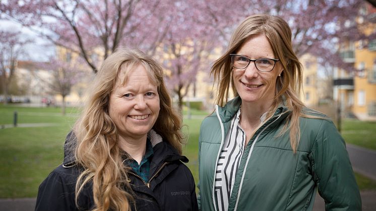 Annie Jonsson & Sofia Berg har arbetat med indikatorn för biologisk mångfald