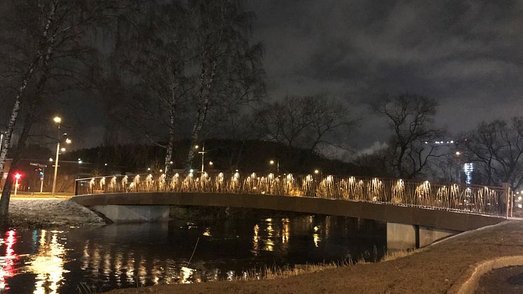 Lasarettsbron i Mölndal är nu invigd
