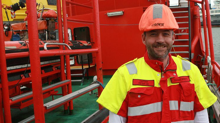 Peter Vie, master on board 'Esvagt Bravo'