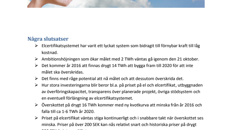 Modity månadsbrev: Elcertifikat - återhämtning eller kollaps