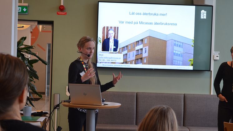 Inspirerande med nya arbetssätt för återbruk av byggmaterial