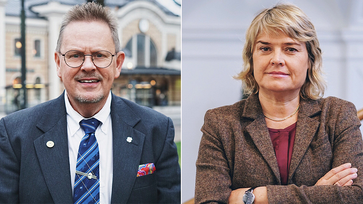 Lars Hansson (C) och Birte Sandberg (C)