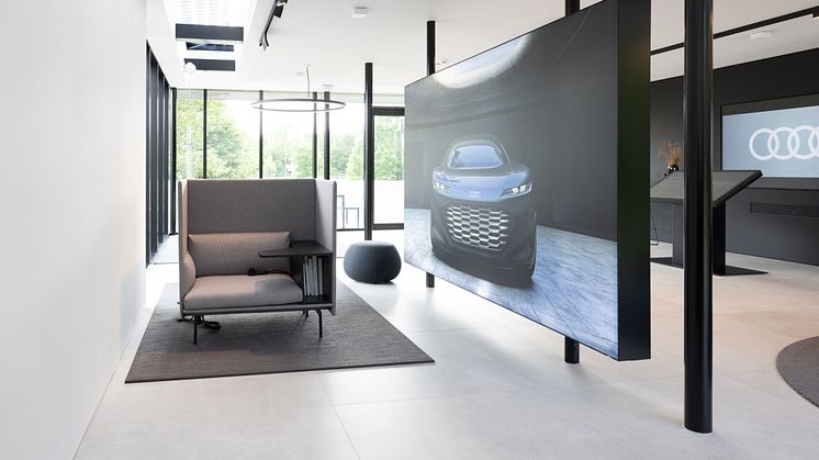 Audi charging hub i Nürnberg - lounge