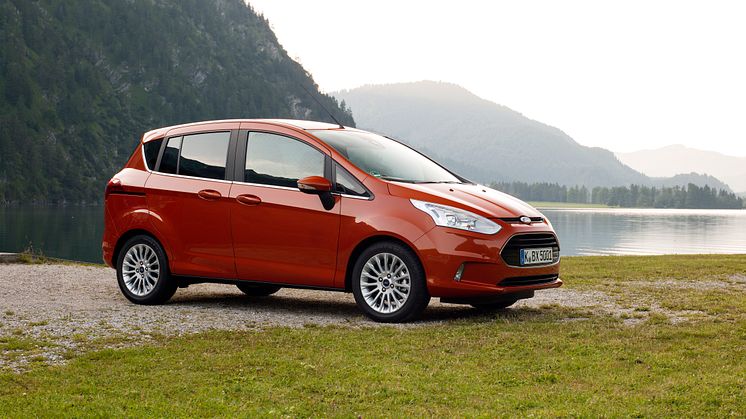 Nye Ford B-MAX fikk maks antall sikkerhetsstjerner