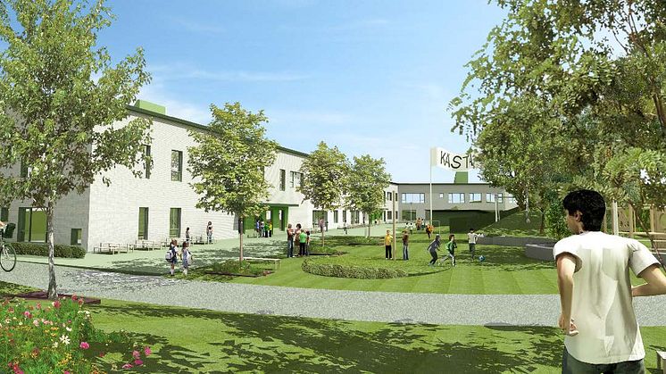 Inbjudan till invigning av ny unik miljömärkt skola – Kästa förskola och skola 