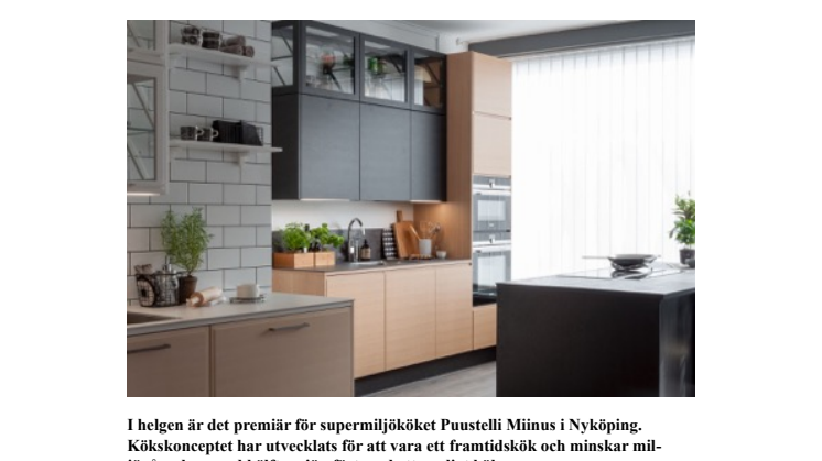 Nu kommer supermiljököket Miinus till Nyköping