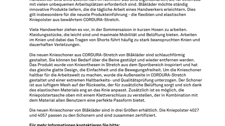 KEINE BLUTIGEN ODER BLAUEN KNIE MEHR!