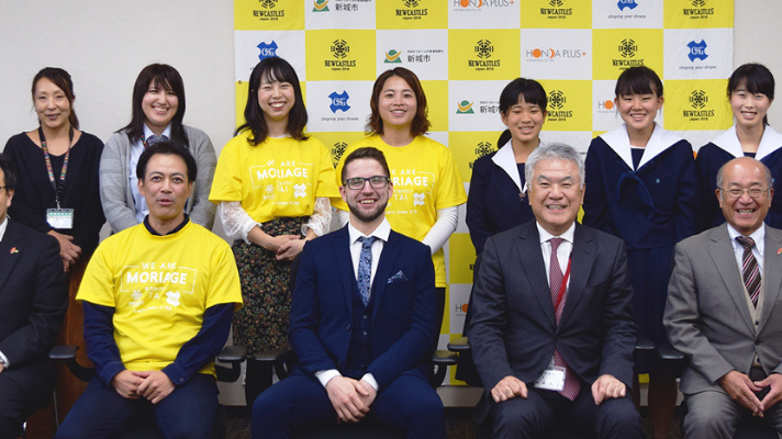 Shinshiro City Council hosted a welcome party for Chris shortly after he arrived at OSG. Former Mayor of Shinshiro, members of the International Team at Shinshiro City Council, Shinshiro International Exchange Association and OSG staff attended.