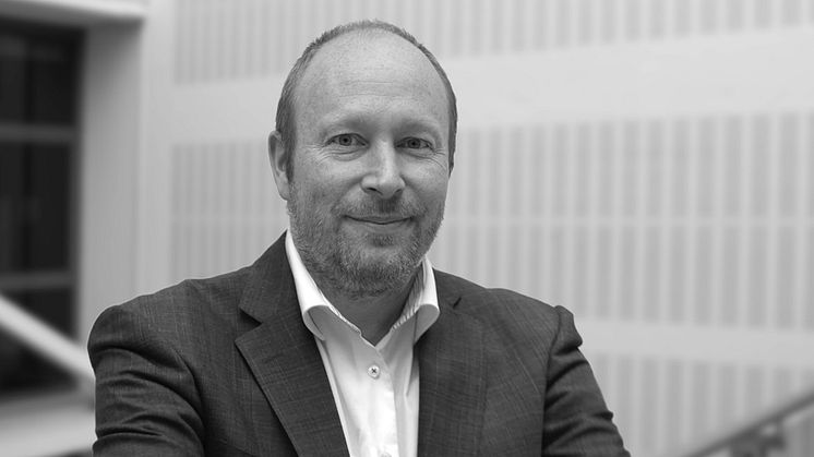 Espen Vogt-Østlie, administrerende direktør i Experis Ciber AS er godt fornøyd med å ha vunnet en ny avtale  for vedlikehold av IKT-systemer for Landbruksdirektoratet. Foto: Experis Ciber