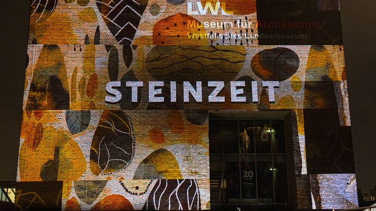 Wird bei der ExtraSchicht 2023 mit illuminierter Fassade begeistern: Das LWL-Museum für Archäologie und Kunst in Herne. Bild: @TNL