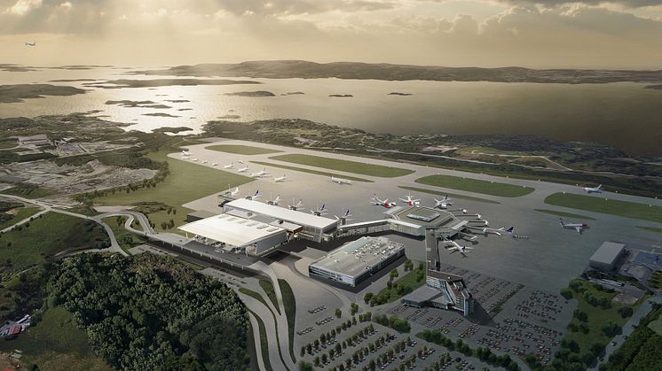 Lindab med kontrakt på leveranser til nytt terminalbygg T3 ved Bergen lufthavn, Flesland. 
