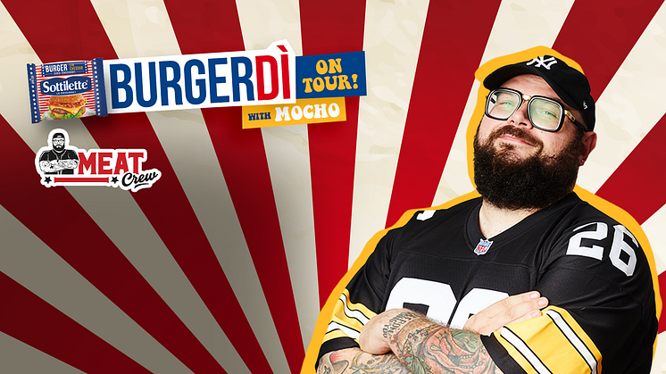 Sottilette® rilancia la campagna Burgerdì e, in partnership con Mocho e Meat Crew, dà il via al giro più appetitoso d’Italia