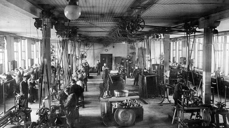 NK verkstad 1910-tal järnsängar Sörmlands museum