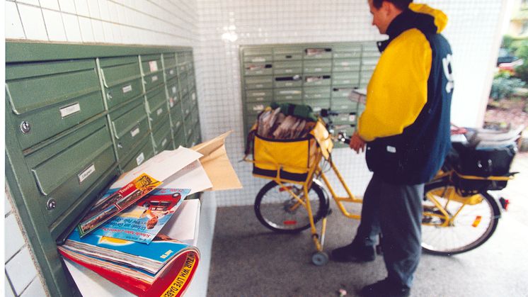 Überquellender Briefkasten