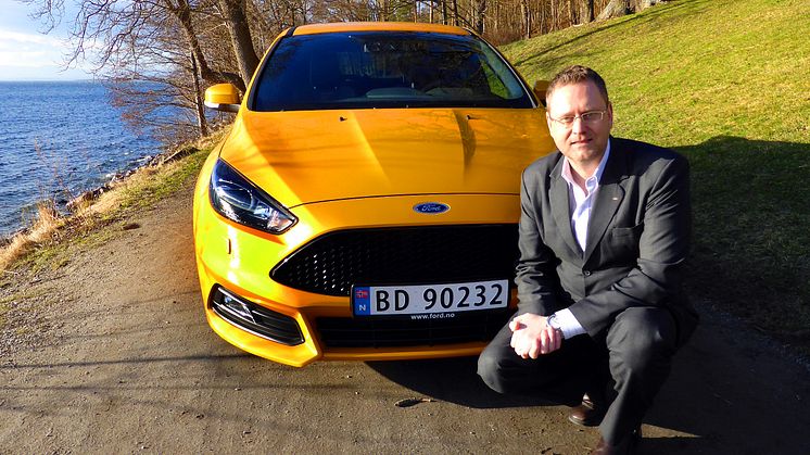 Per Gunnar Berg, nye adm. dir. for Ford Motor Norge, overtar ansvaret for et bilmerke i medvind 
