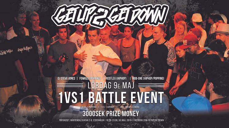 GETUP2GETDOWN- Årets största hip hop och poppingevenemang 