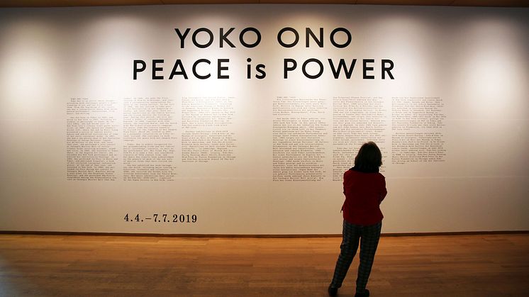 Yoko Ono. PEACE is POWER - Blick in die Ausstellung