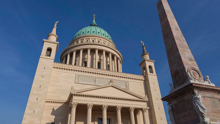 In der St. Nikolaikirche ist erstmalig das Stück „Jedermann“ in Potsdam zu sehen. TMB-Fotoarchiv / Steffen Lehmann