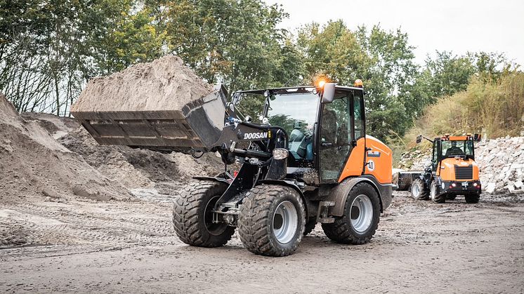 Doosan breddar sin produktportfölj med kompakthjullastare