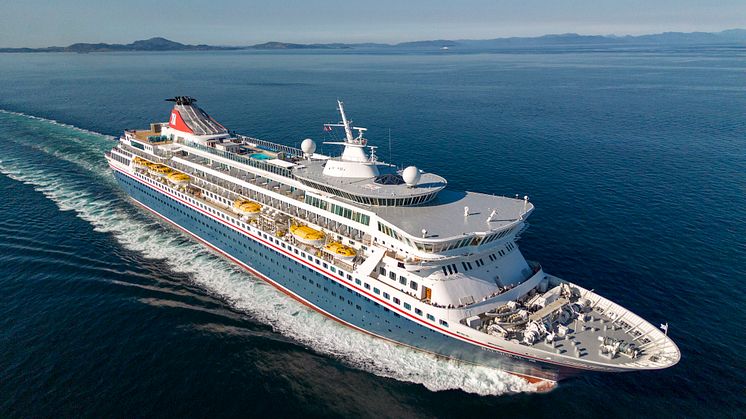 Fred. Olsen Cruise Lines’ ship Balmoral set for dry dock in Falmouth