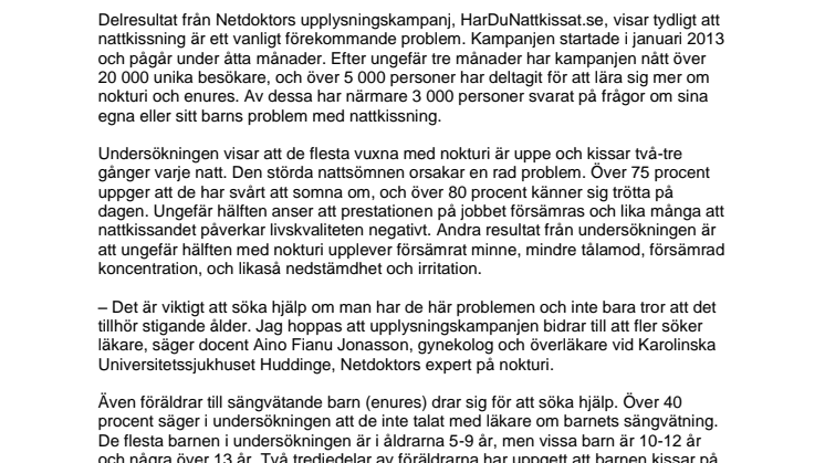 Nattkissare lider i det tysta