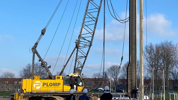 First post placed at VETUS's new 9,500m2 facility in Schiedam, Netherlands