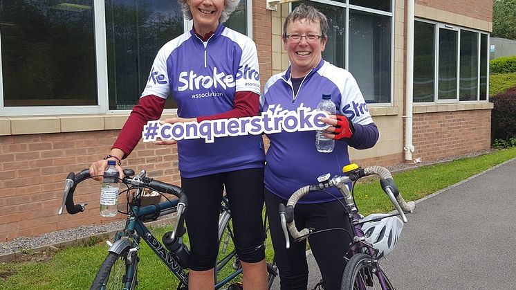 Caroline and Ruth after completing their challenge