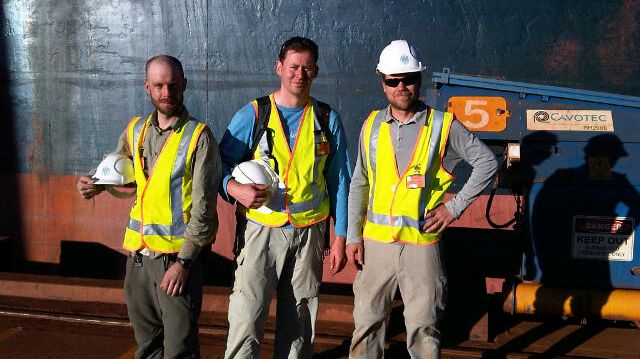 Open delighted to support the Cavotec engineering group's film project - here's the team in Western Australia.