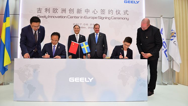 Delphi rådgivare till Geely Group rörande nytt innovationscenter i Sverige