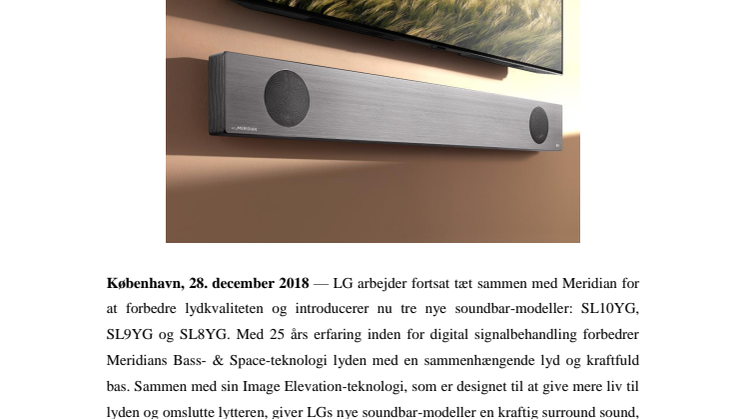 LGs nye soundbars hæver barren for hjemmebiograflyd på CES 2019