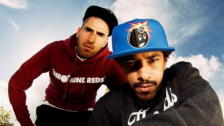 Hiphopduon Näääk & Nimo avslutar Kulturnatten tillsammans med DJ Black Moose på Streetplazan i Kristianstad