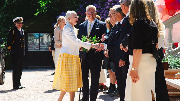 HM drottning Margrethe och HKH prinsessan Benedikte på Sofiero 2024