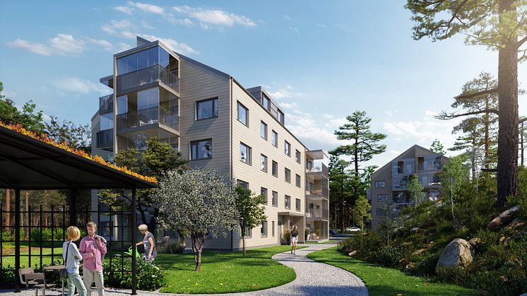 Brf Furuberget_gångväg