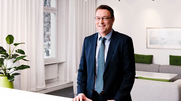 Fredrik Ahlström, ansvarig för cash management på Praktikertjänst.
