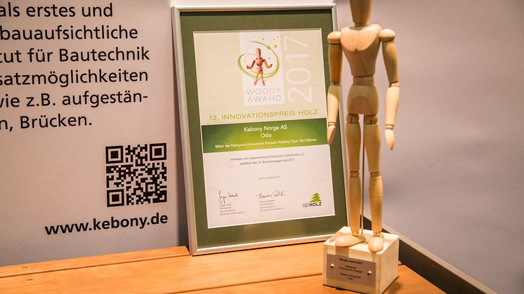 Innovatives Produkt: Woody Award für Kebony 
