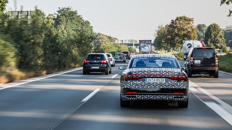 Audi AI køpilot i den nye Audi A8