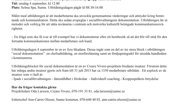 650 inom hemtjänst och äldreomsorg lär sig mer om bemötande och kommunikation