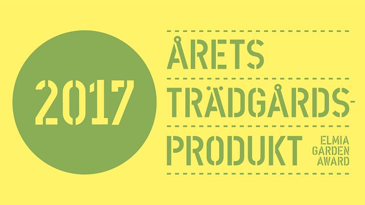 Elmia Garden Award, Årets Trädgårdsprodukt 2017